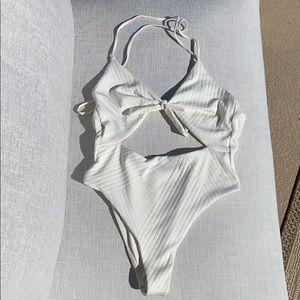 L space miss molly one piece in cream size 12